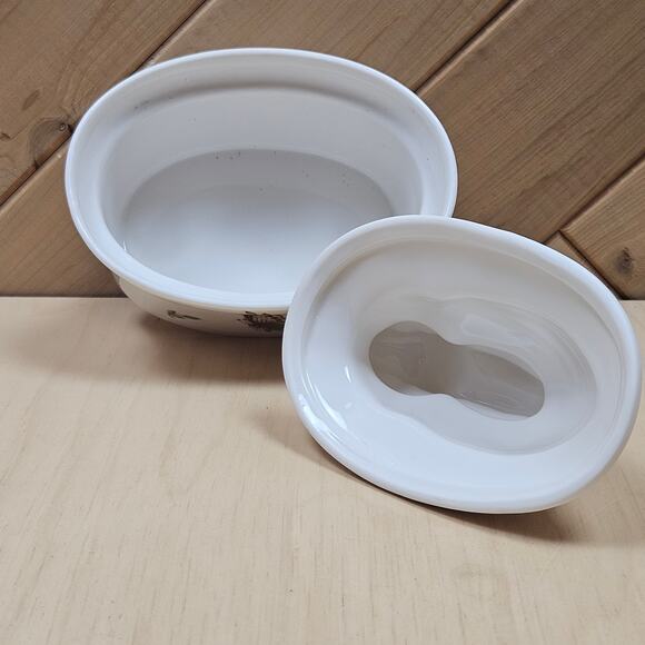 Grace's Teaware Spring Flower Bunny Figurine Fine Porcelain Sugar Bowl w Top - Picture 6 of 9